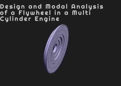 Design and Modal Analysis of a Flywheel in a Multi-Cylinder Engine
