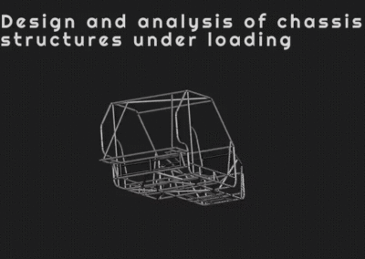 Design and analysis of chassis structures under loading