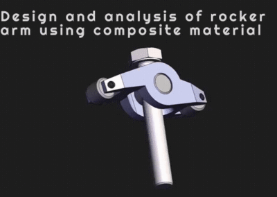 Design and analysis of rocker arm using composite material