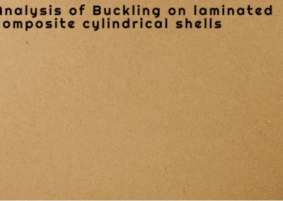 Analysis of Buckling on laminated composite cylindrical shells