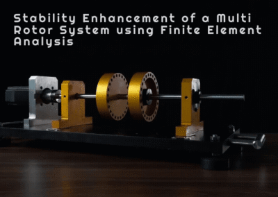 Stability Enhancement of a Multi Rotor System using Finite Element Analysis