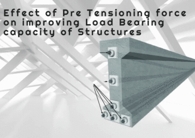 Effect of Pre Tensioning force on improving Load Bearing capacity of Structures