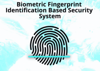 Biometric Fingerprint Identification Based Security System